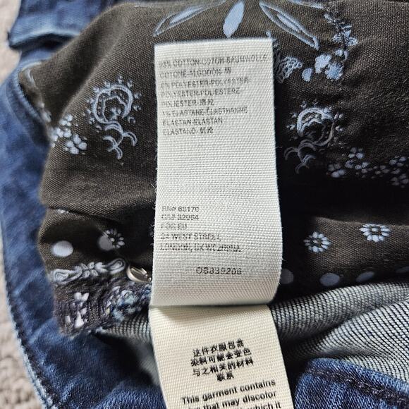 We the Free People Jeans Womens 26 Ma Cherie Flare Curvy Boho Bell Bottoms Retro - Picture 6 of 12